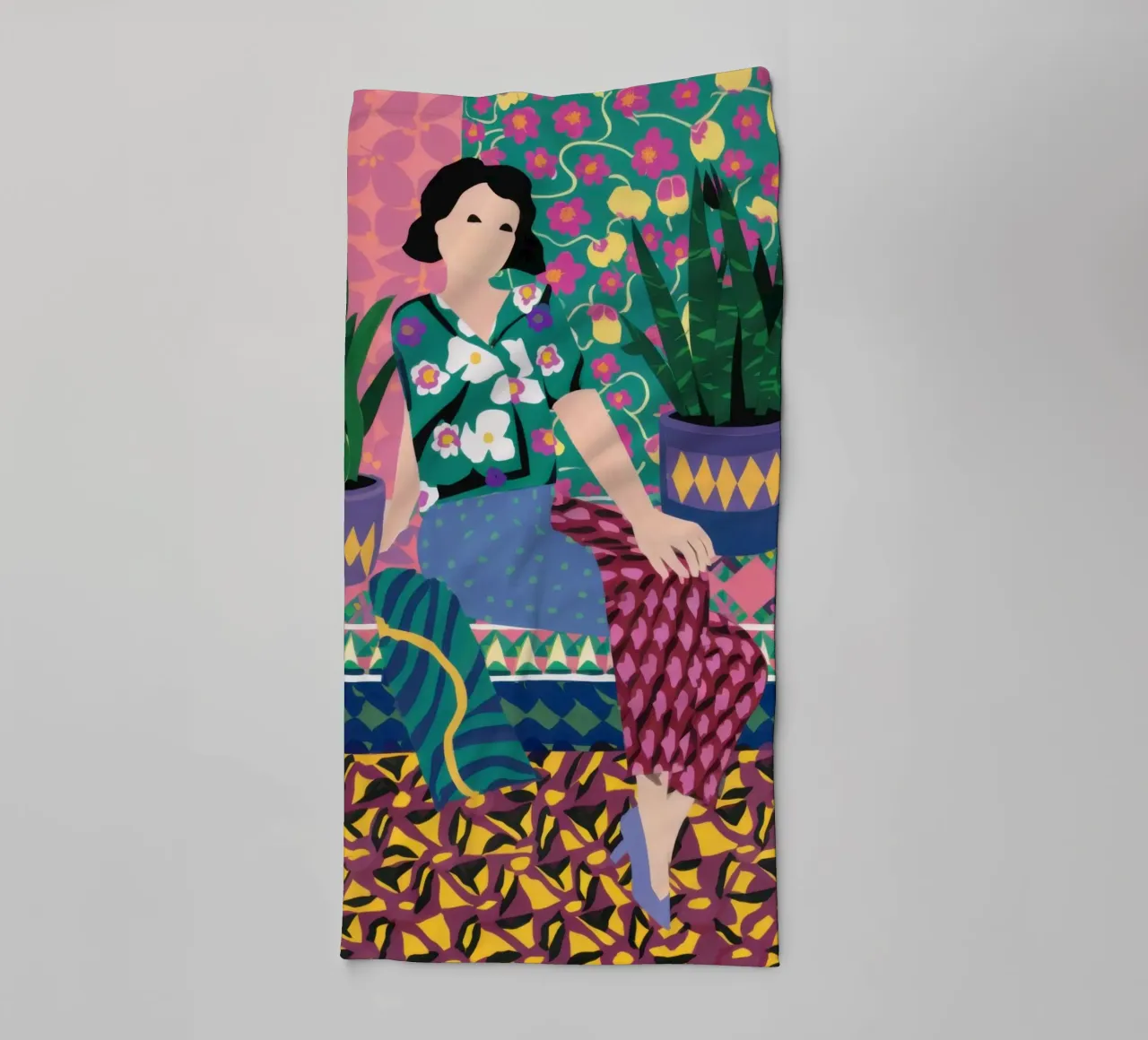 Bohemian Rhapsody in Reading towel by Ink Pulse