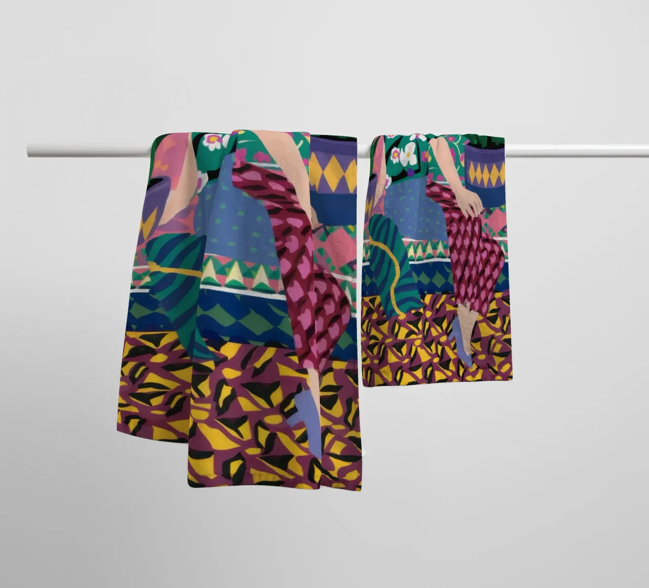 Bohemian Rhapsody in Reading towel by Ink Pulse