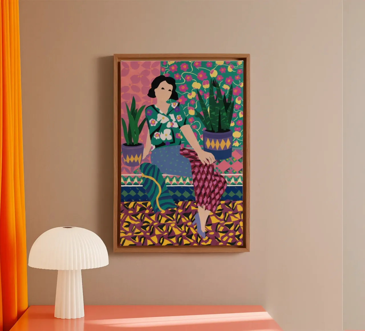 Bohemian Rhapsody in Reading canvas by Ink Pulse