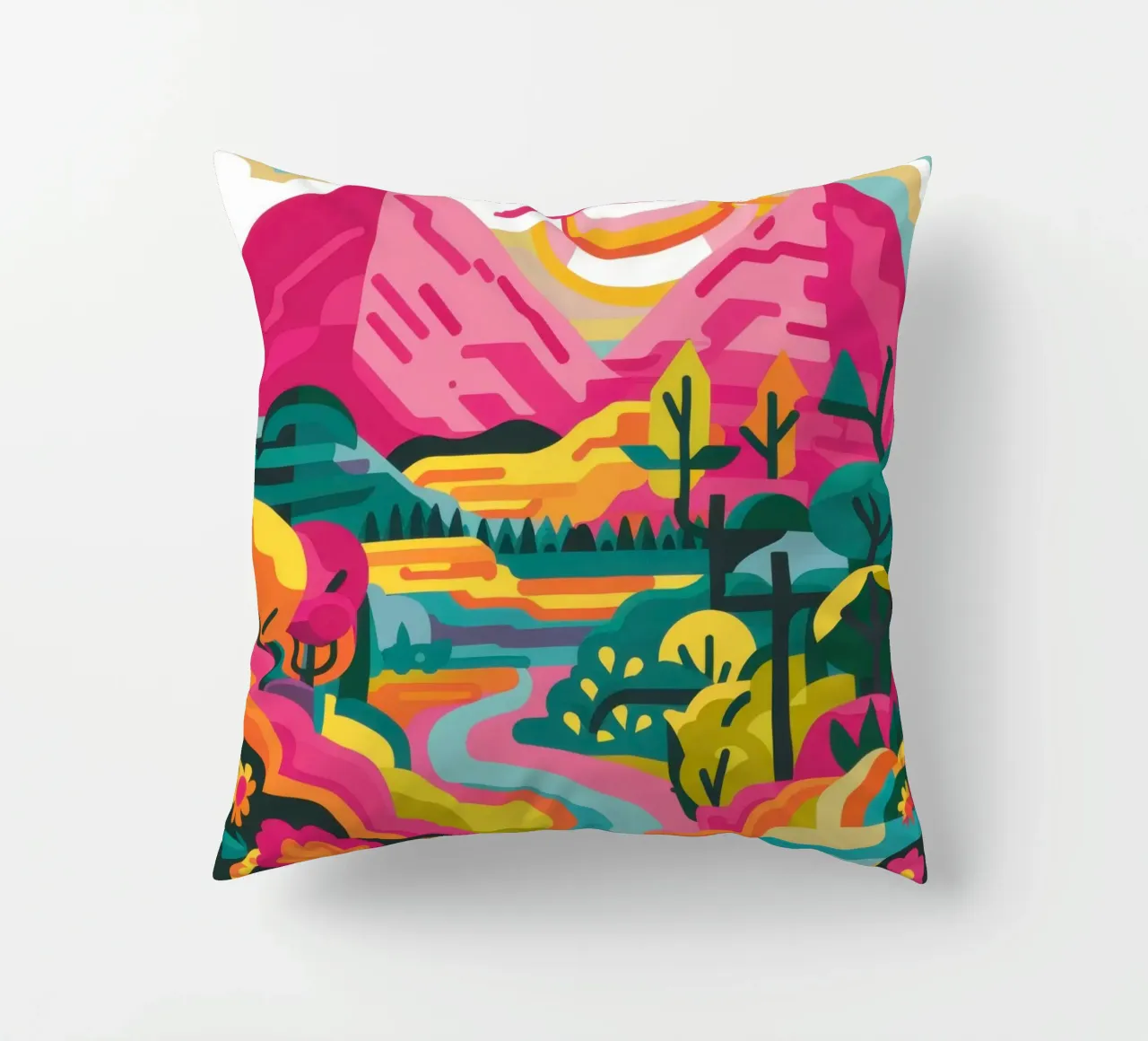 Picco del fiume Arcobaleno cuscino da Dream Gesso