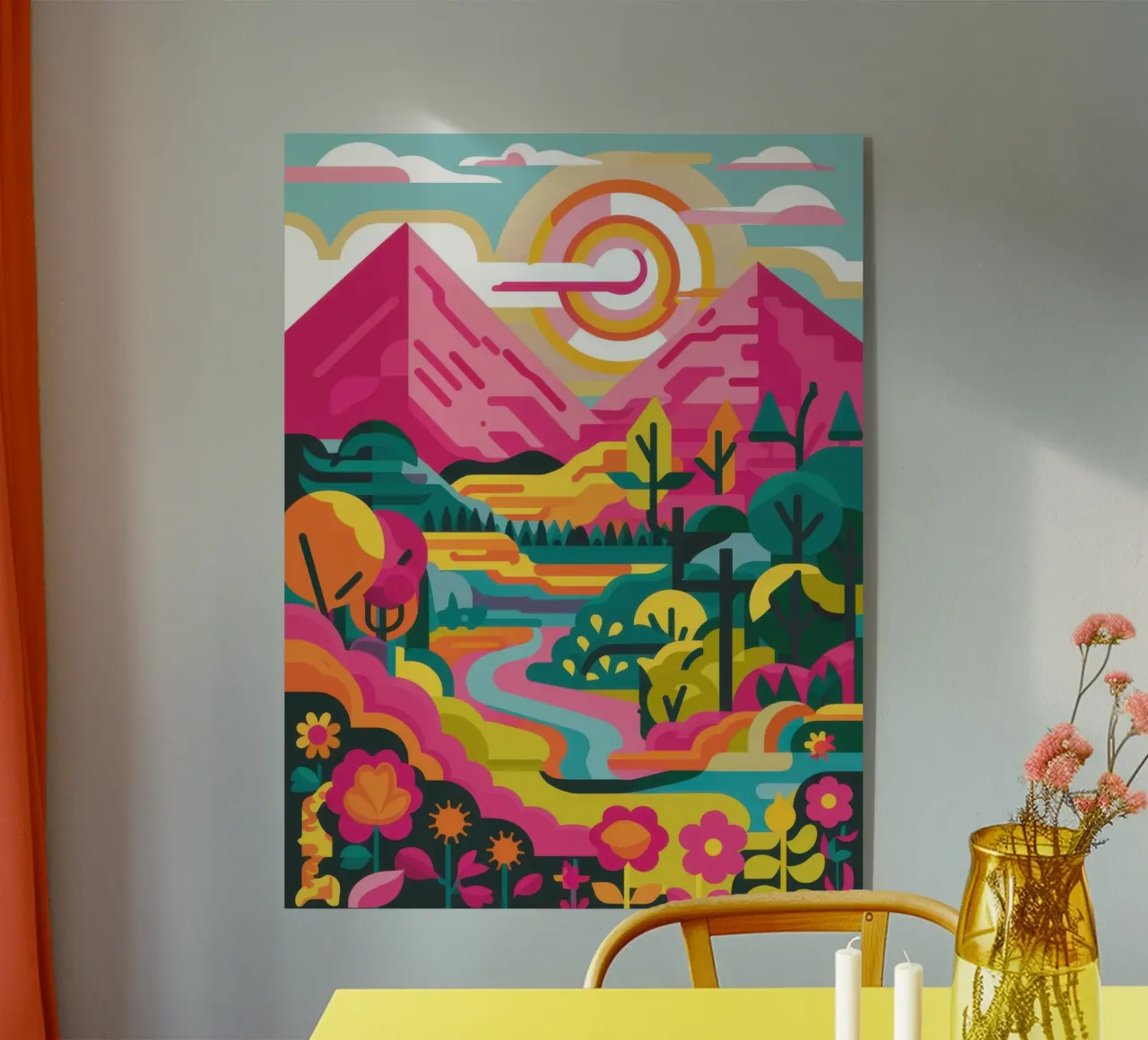 Picco del fiume Arcobaleno plexiglass da Dream Gesso