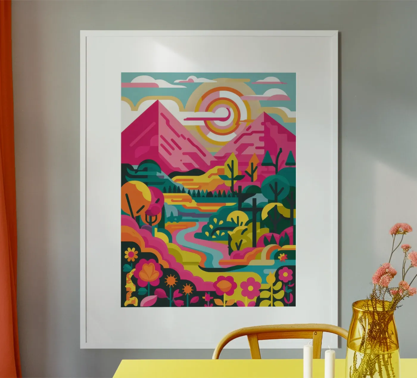 Rainbow River Peak poster by Dream Gesso