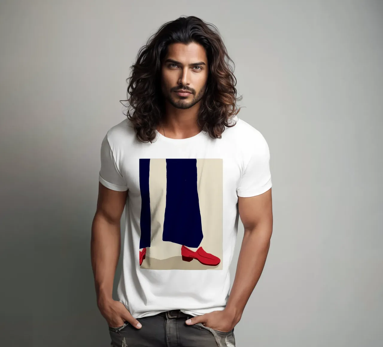 Un pas en avant cramoisi t-shirt de Giant Foxs