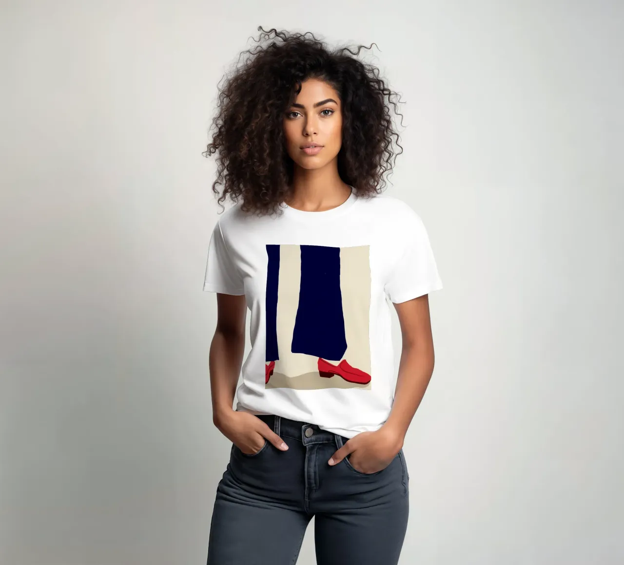 Un pas en avant cramoisi t-shirt de Giant Foxs
