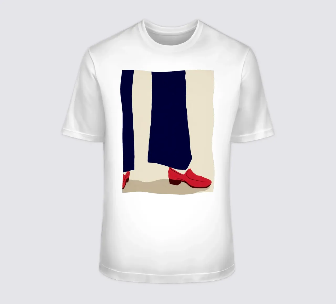 Un pas en avant cramoisi t-shirt de Giant Foxs