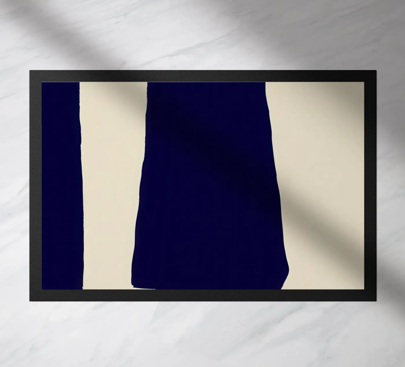 Crimson Step Forward doormat by Giant Foxs