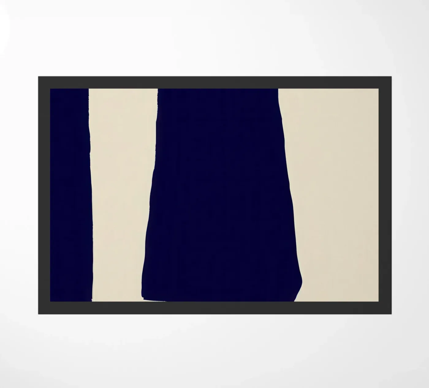Crimson Step Forward doormat by Giant Foxs
