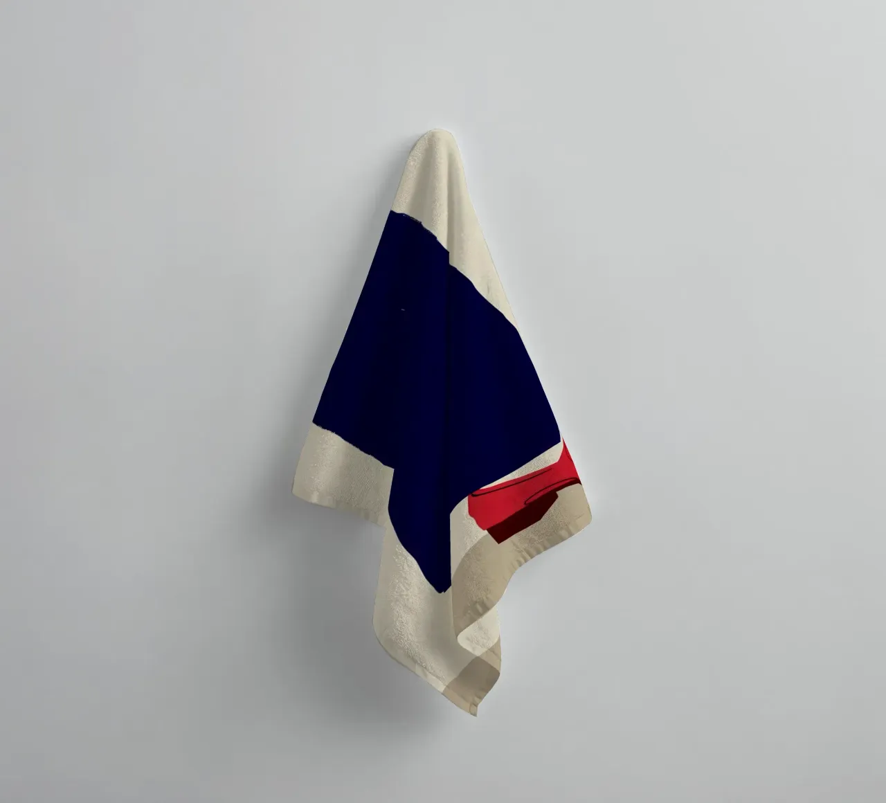 Crimson Step Forward towel by Giant Foxs