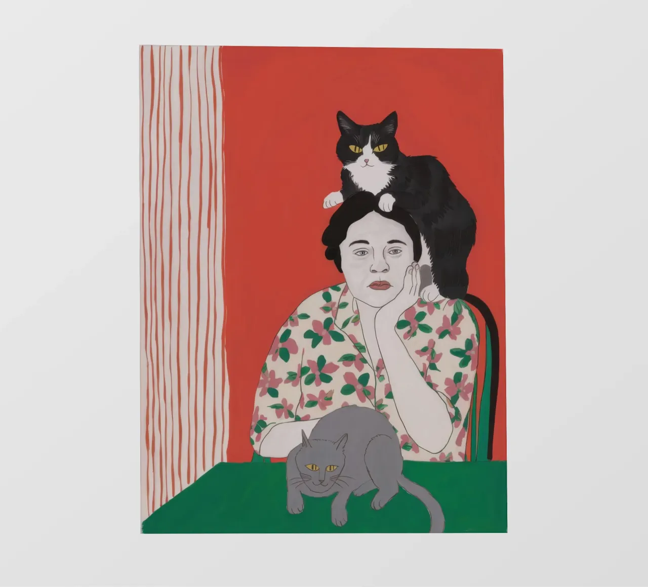 Lo zen e l'arte dei gatti telo in pvc da Dream Gesso
