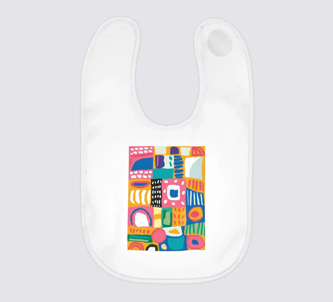 Patchwork tessile vibrante bavaglino da Reds Jays