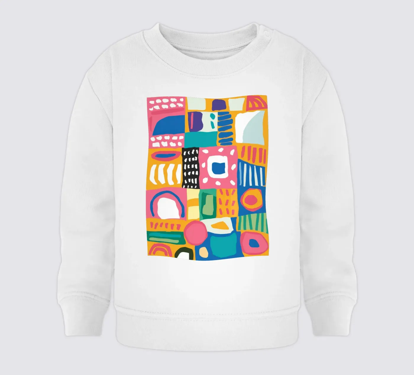 Vibrant Textile Patchwork sweat pour bébé de Reds Jays