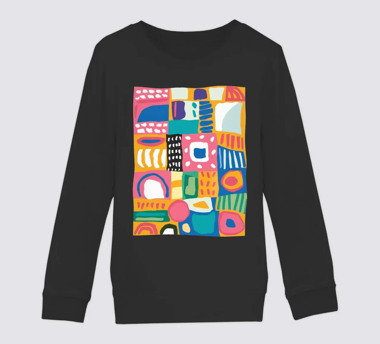 Patchwork tessile vibrante felpa bambino da Reds Jays