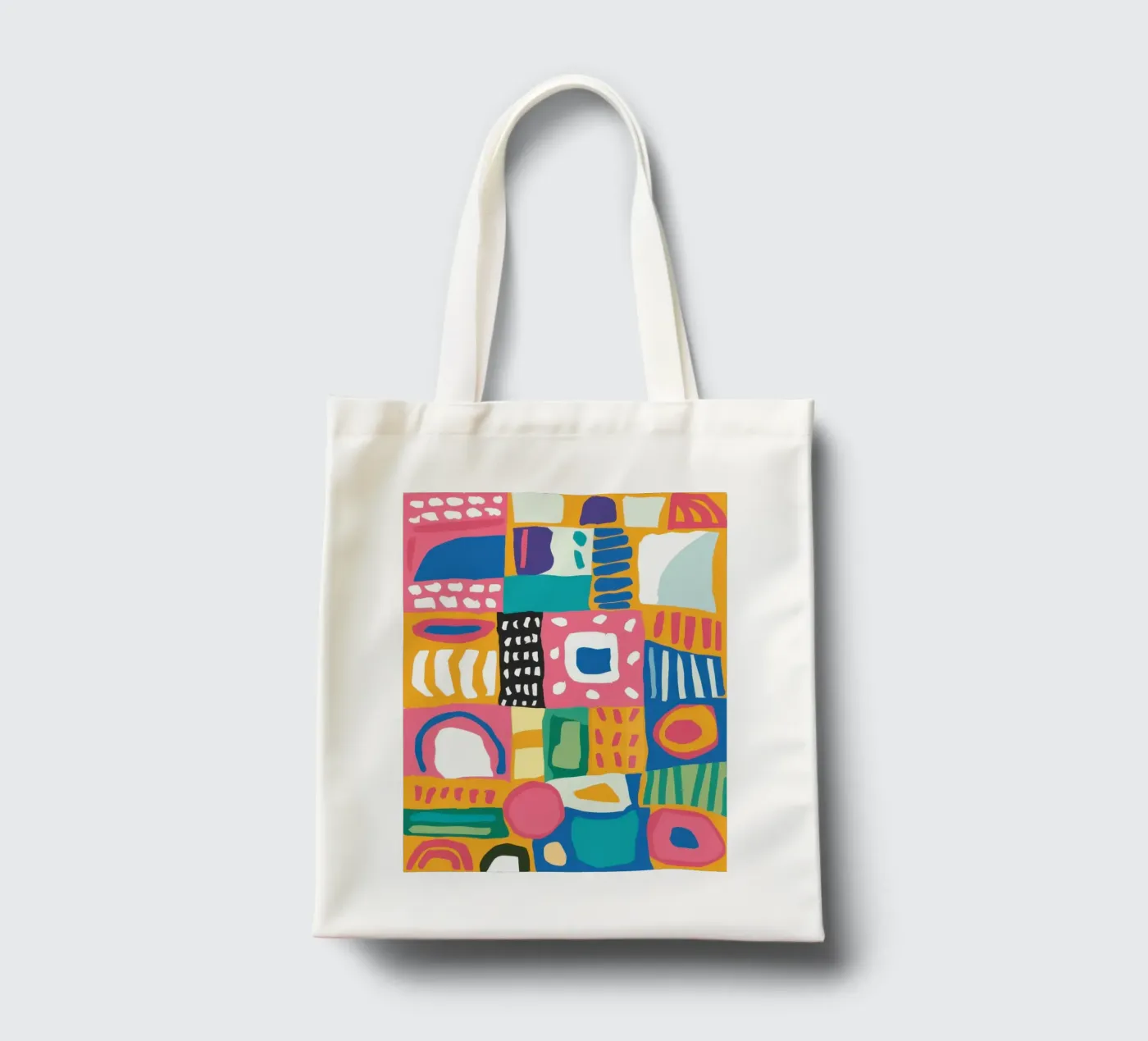 Vibrant Textile Patchwork tote bag by Reds Jays