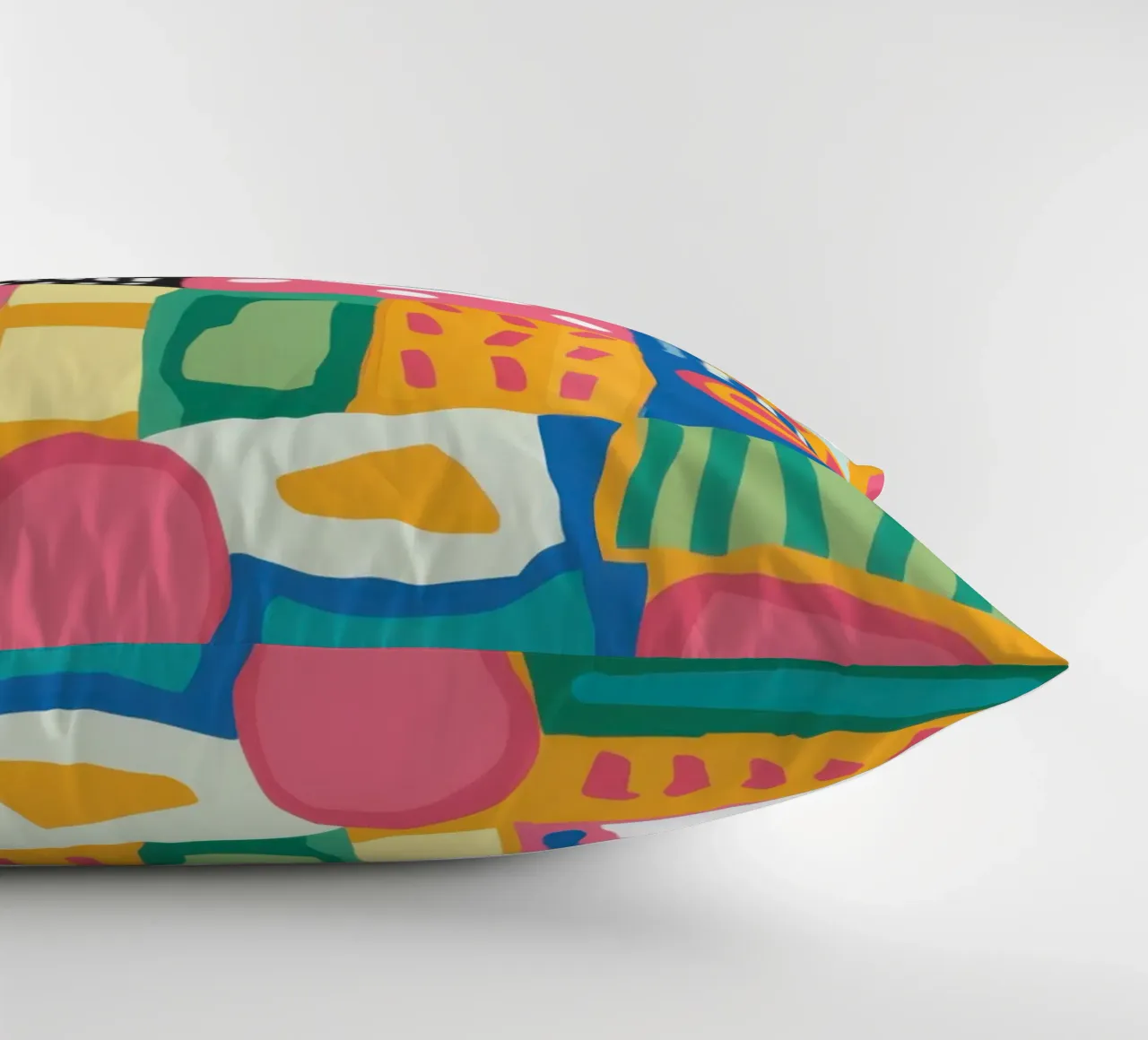 Patchwork tessile vibrante cuscino da Reds Jays