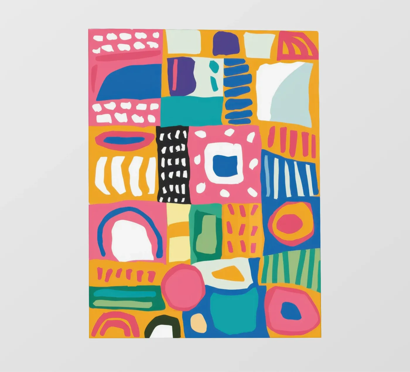 Vibrant Textile Patchwork backlit film by Reds Jays