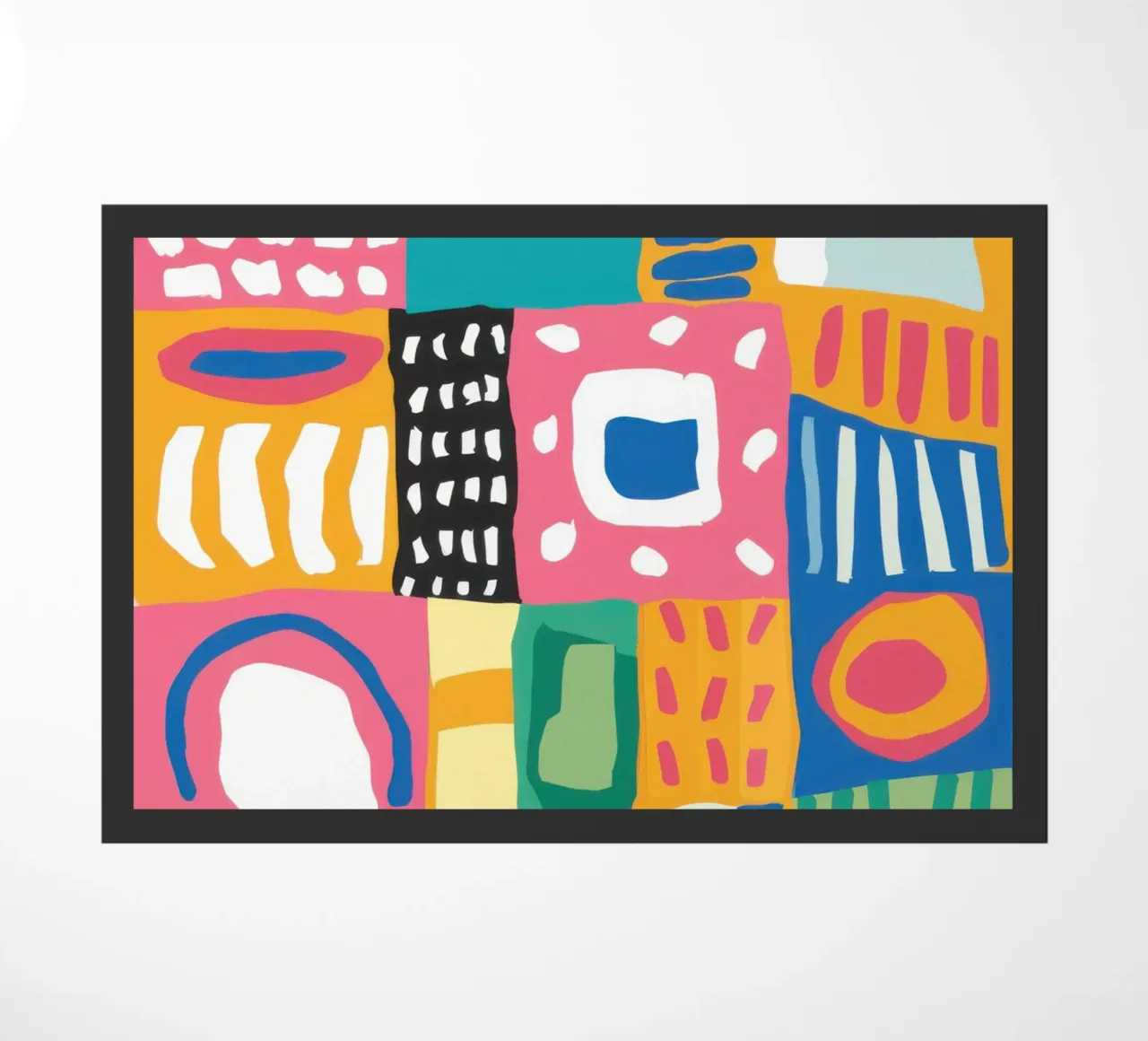 Patchwork tessile vibrante zerbino da Reds Jays