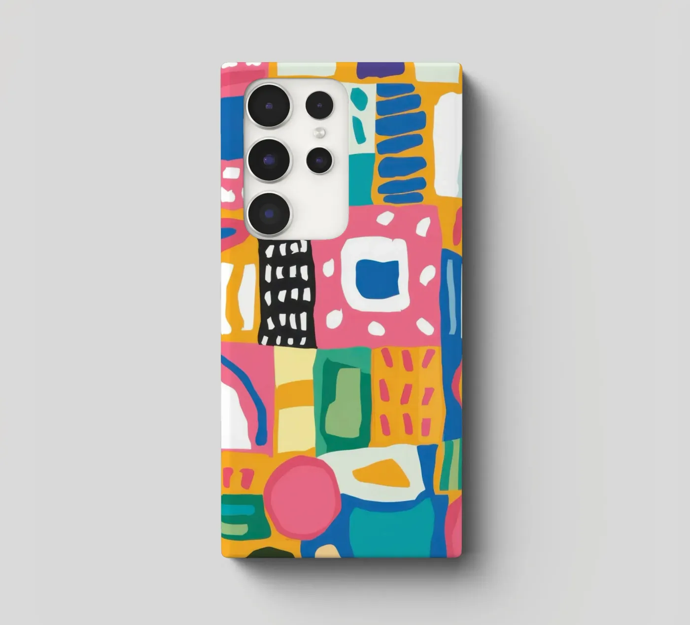 Vibrant Textile Patchwork coque samsung de Reds Jays