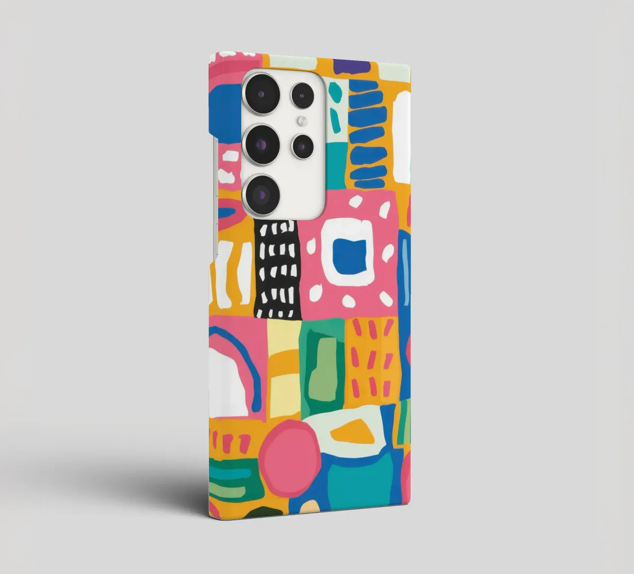 Vibrant Textile Patchwork coque samsung de Reds Jays