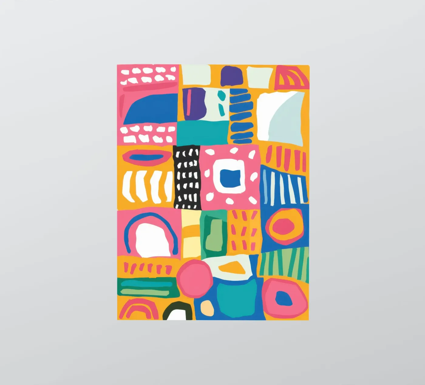 Vibrant Textile Patchwork sticker by Reds Jays