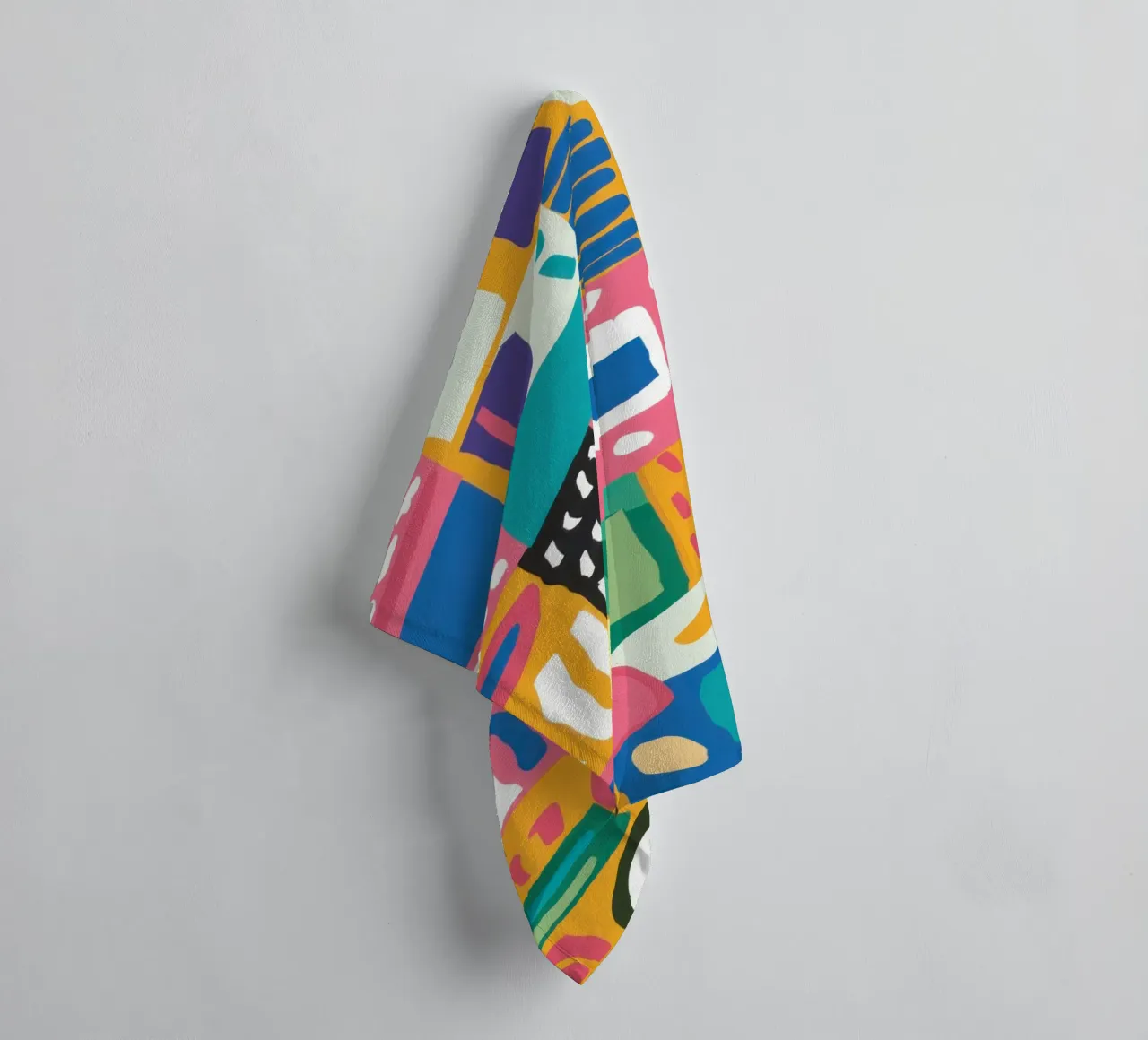 Patchwork tessile vibrante asciugamano da bagno da Reds Jays