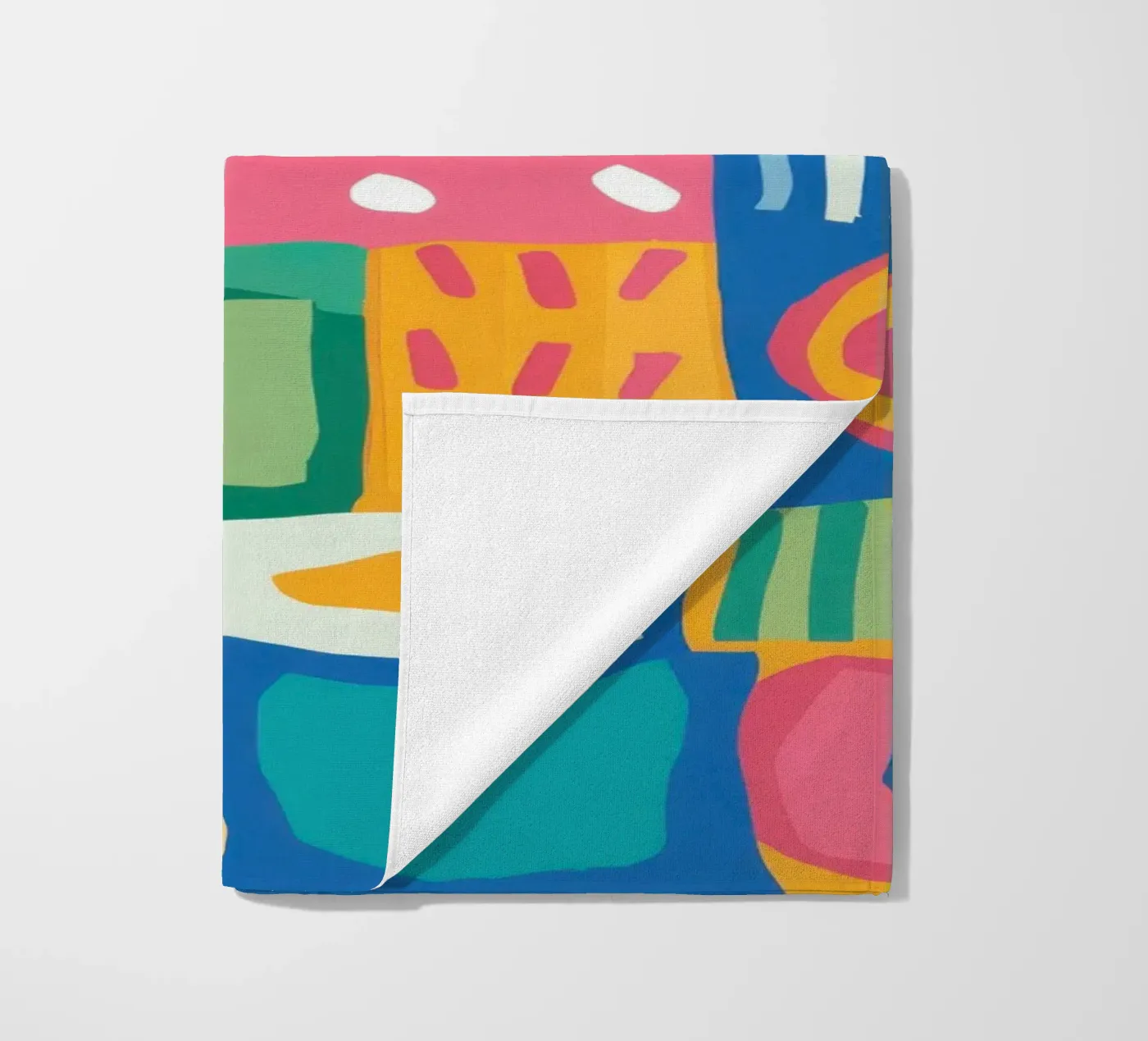 Vibrierende Textilien Patchwork Strandtuch von Reds Jays