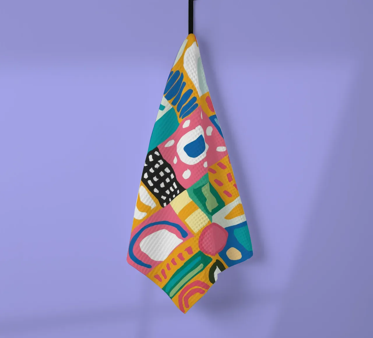 Patchwork tessile vibrante canovaccio da cucina da Reds Jays