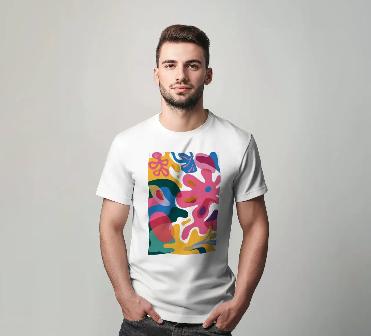 Flusso di colore organico t-shirt da Ink Pulse