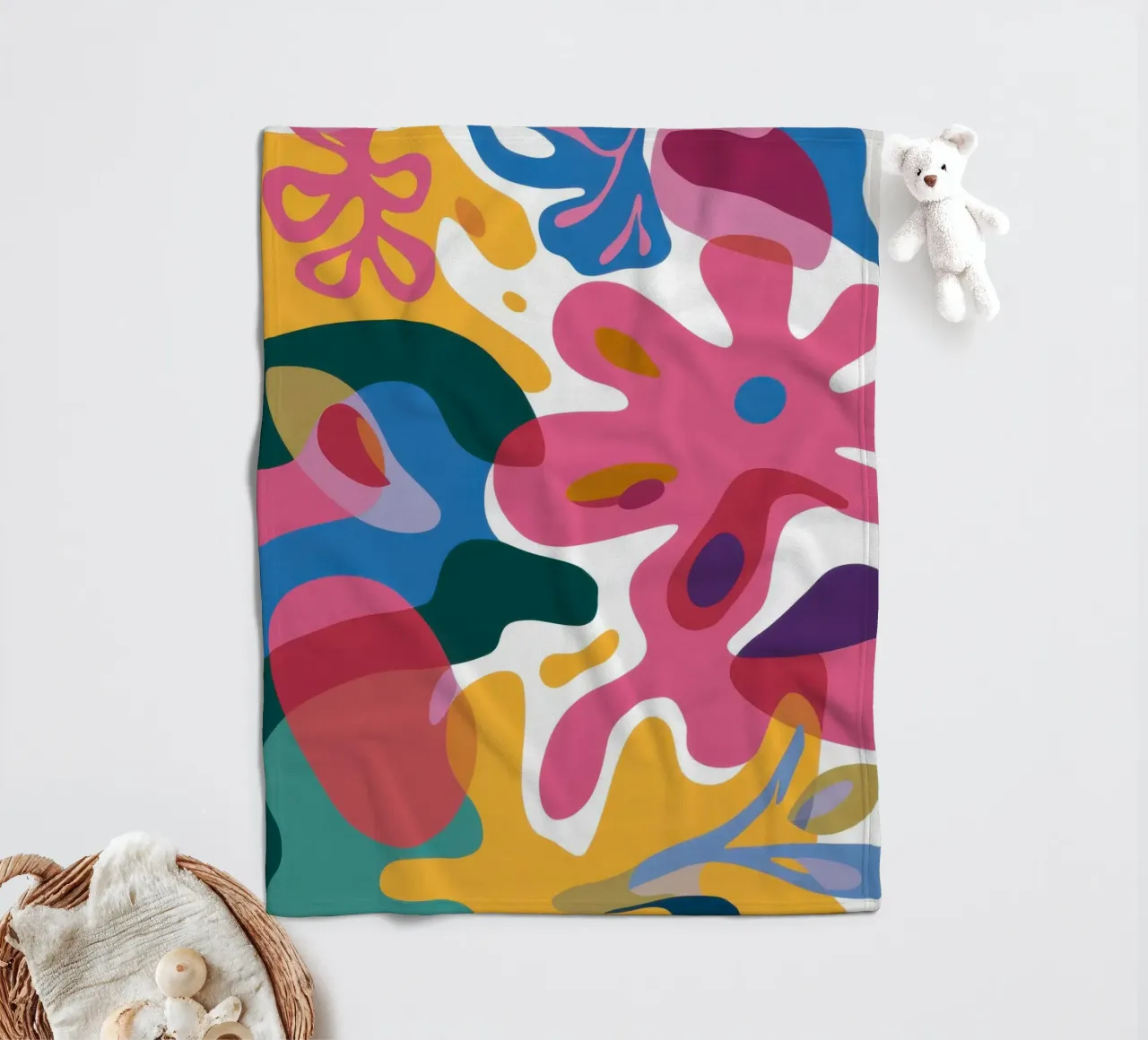 Flusso di colore organico coperta in pile da Ink Pulse