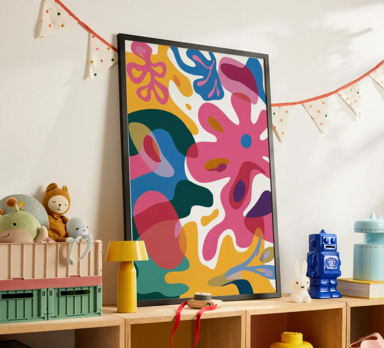 Flusso di colore organico poster da Ink Pulse