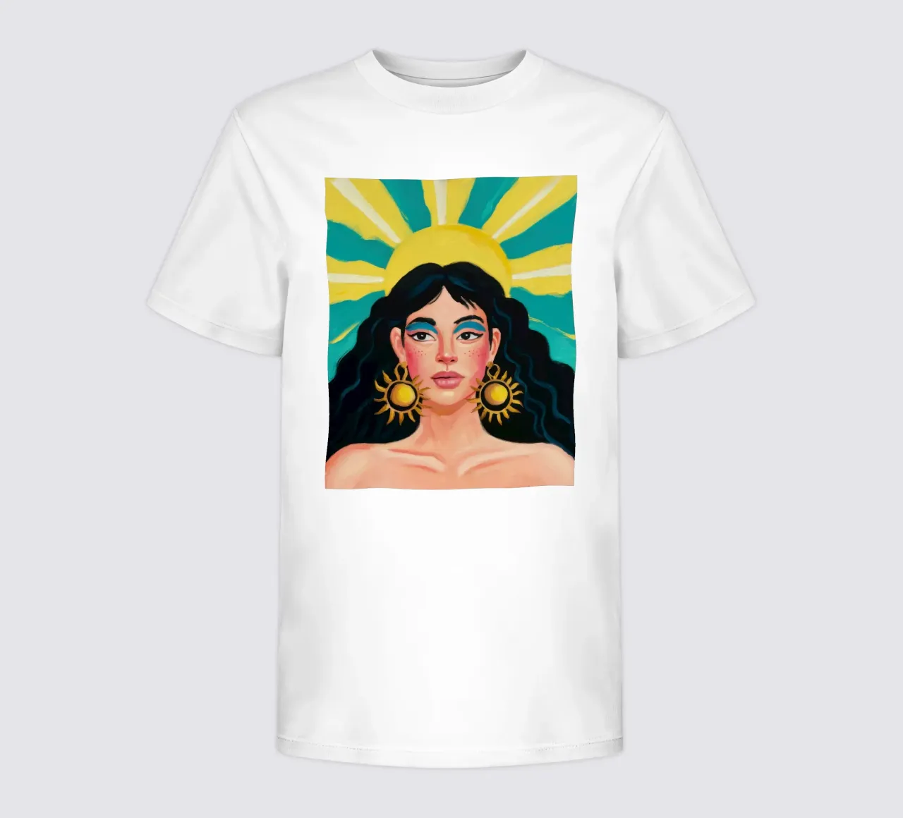 Dea solare radiosa t-shirt bambini da Flock Reverie