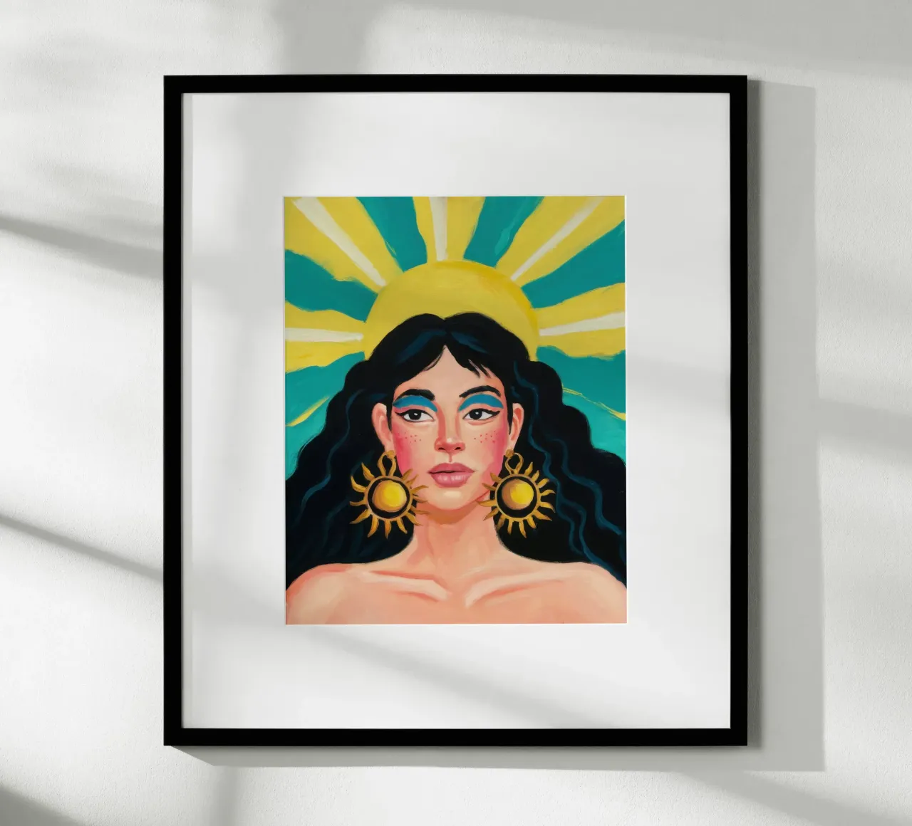 Dea solare radiosa poster da Flock Reverie