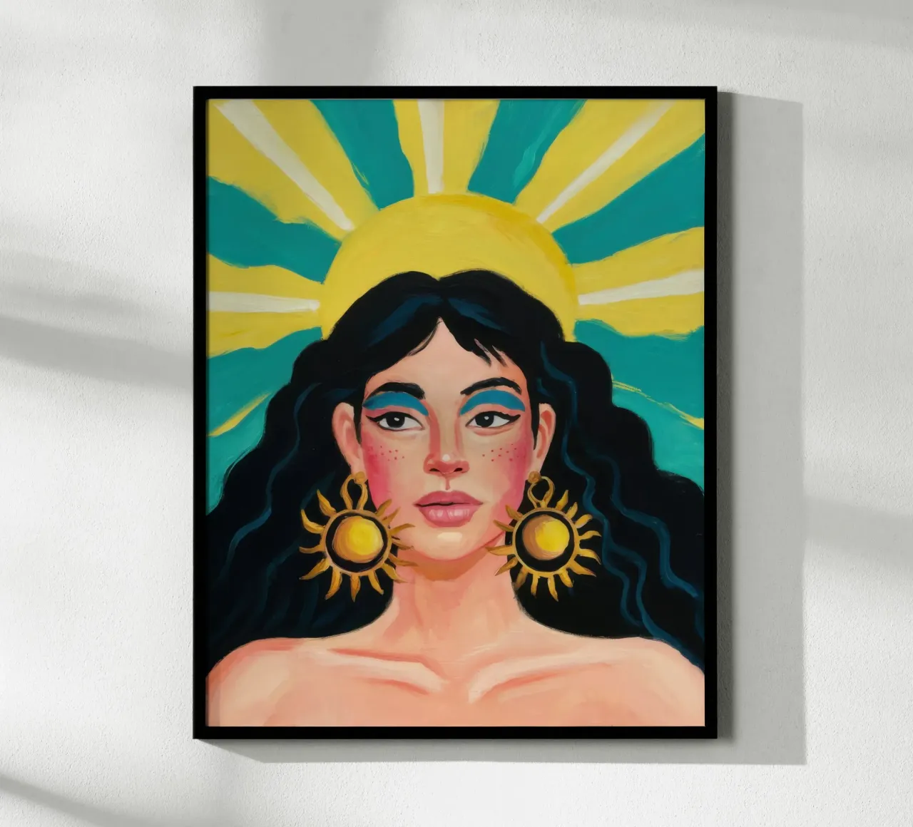 Dea solare radiosa poster da Flock Reverie