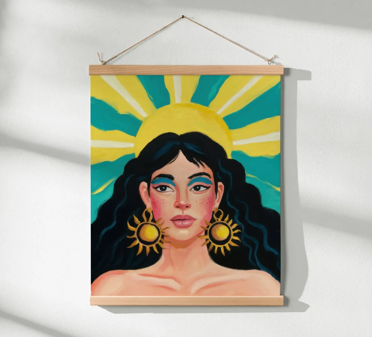 Dea solare radiosa poster da Flock Reverie