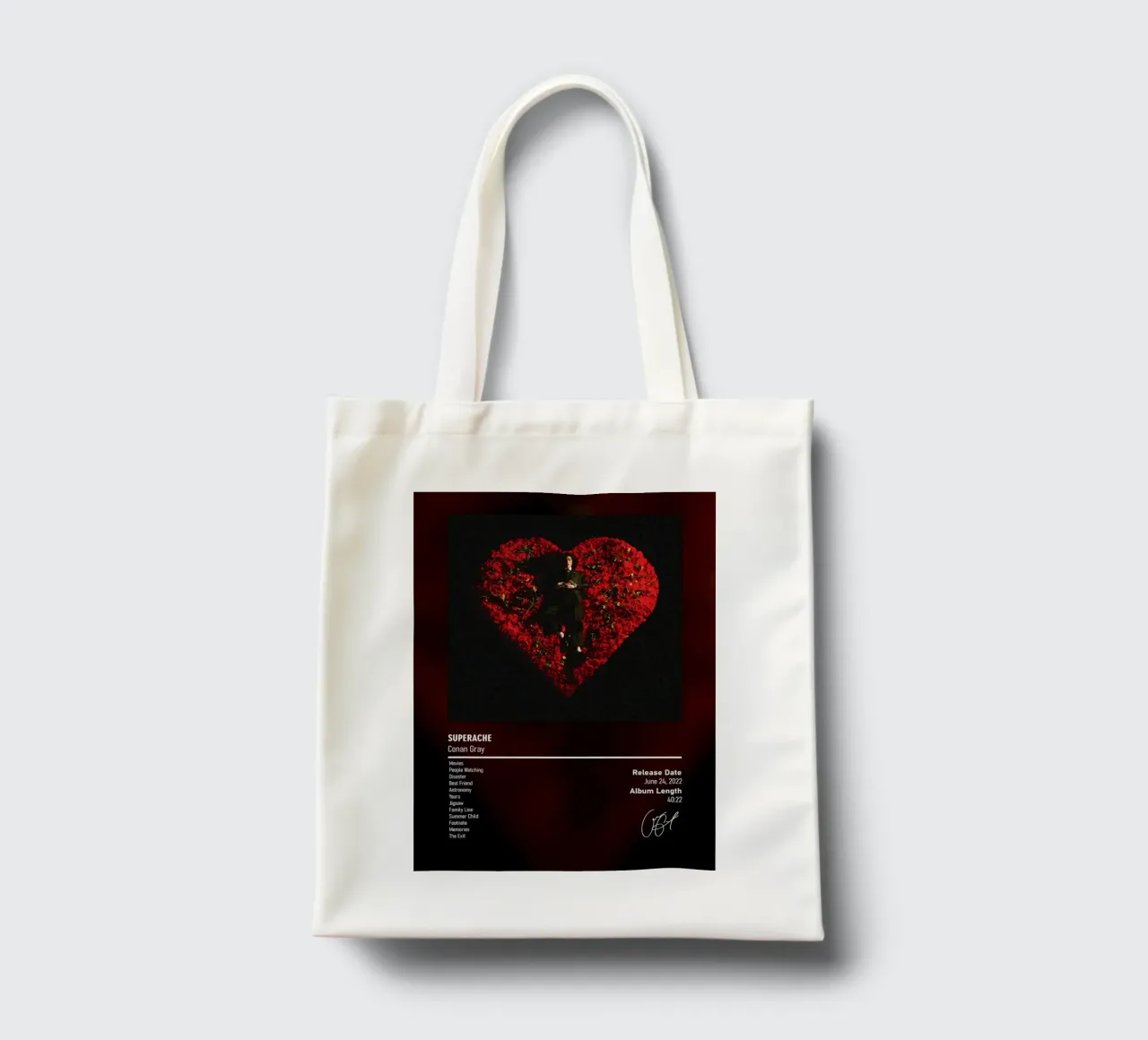 Superache (2022) by Conan Gray borsa in juta da DGUnder