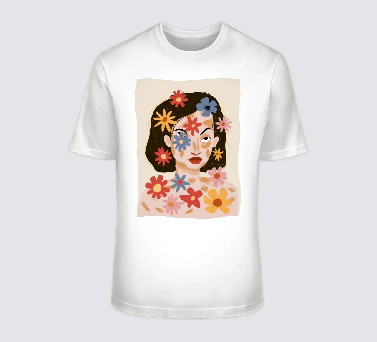 Petal Faced Reverie t-shirt by Dream Gesso