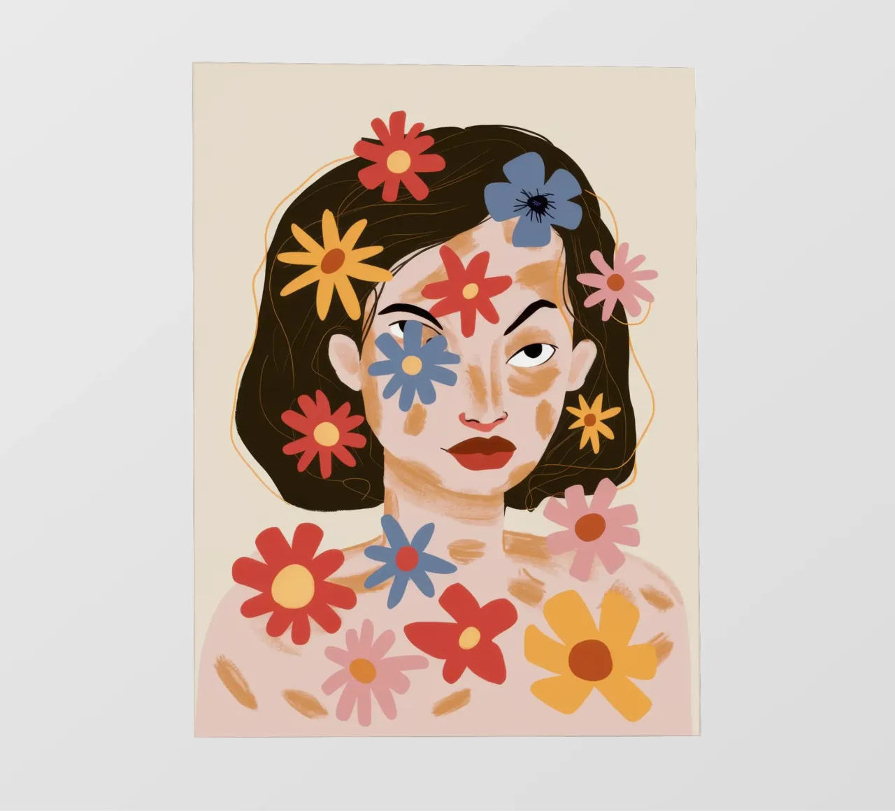 Petal Faced Reverie pvc cover by Dream Gesso