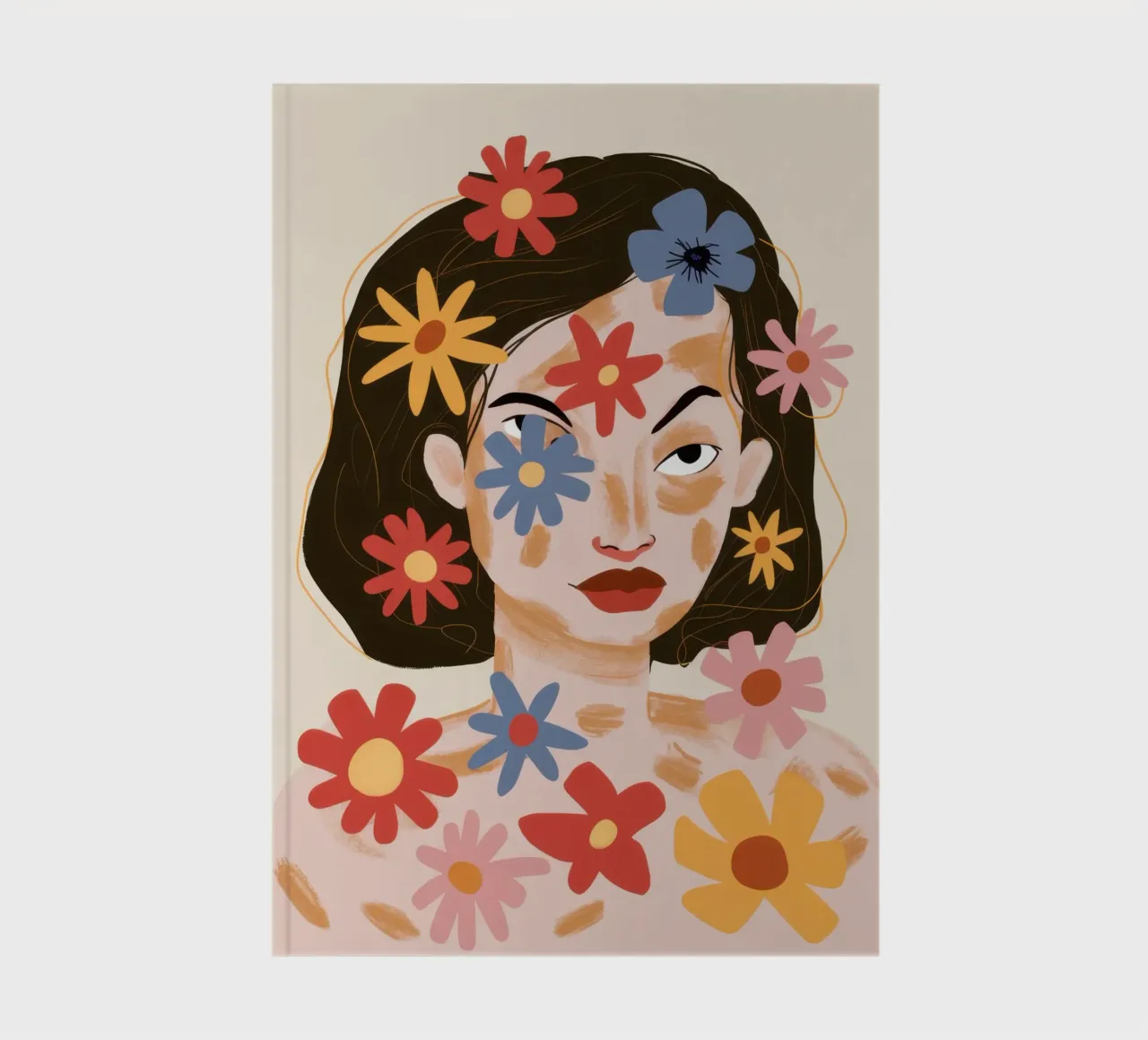 Petal Faced Reverie notebook by Dream Gesso