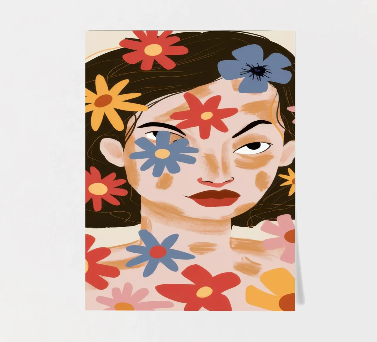 Petal Faced Reverie sticker sheet by Dream Gesso