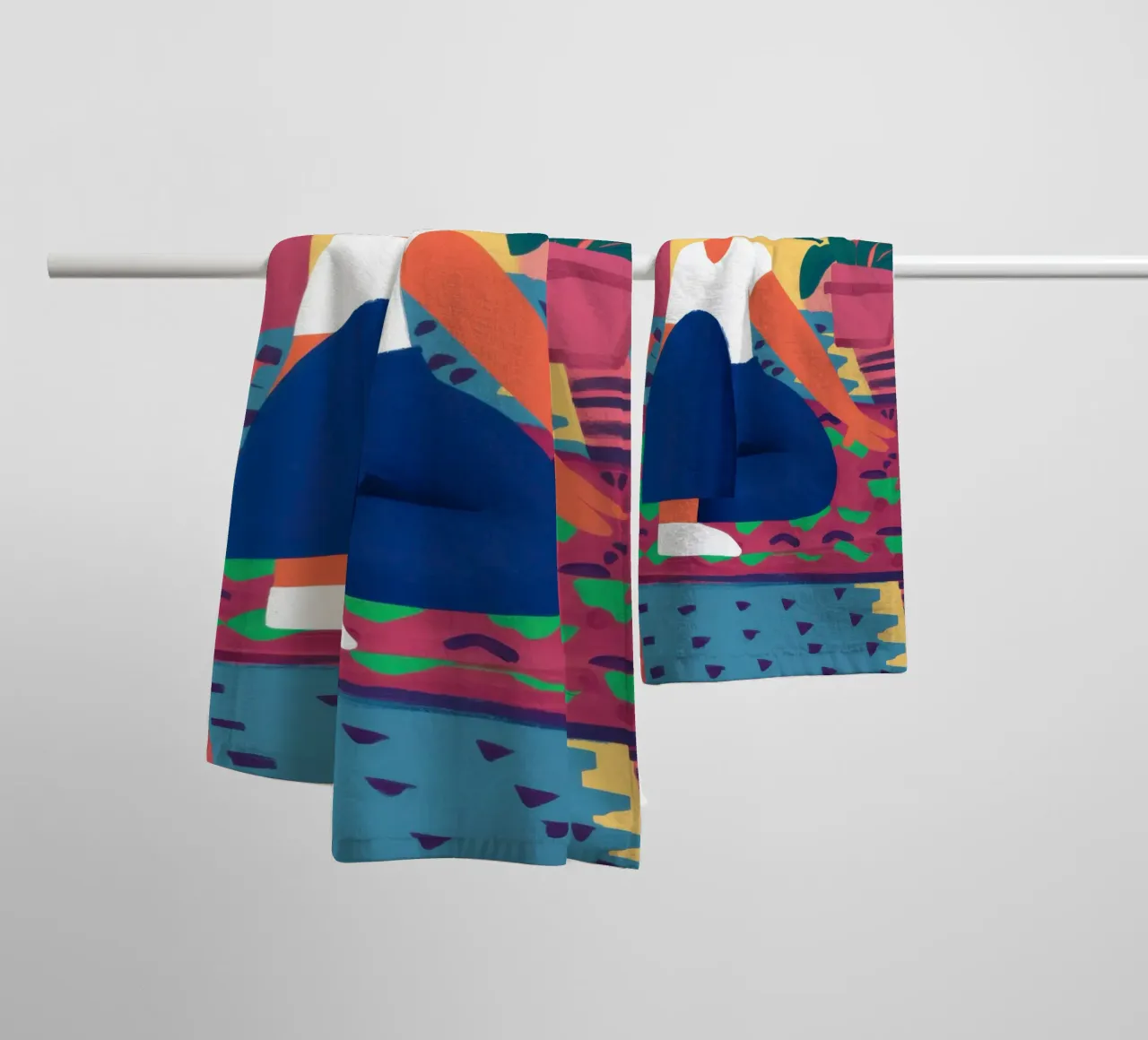 Zen on the Rug towel by Mythy Brush