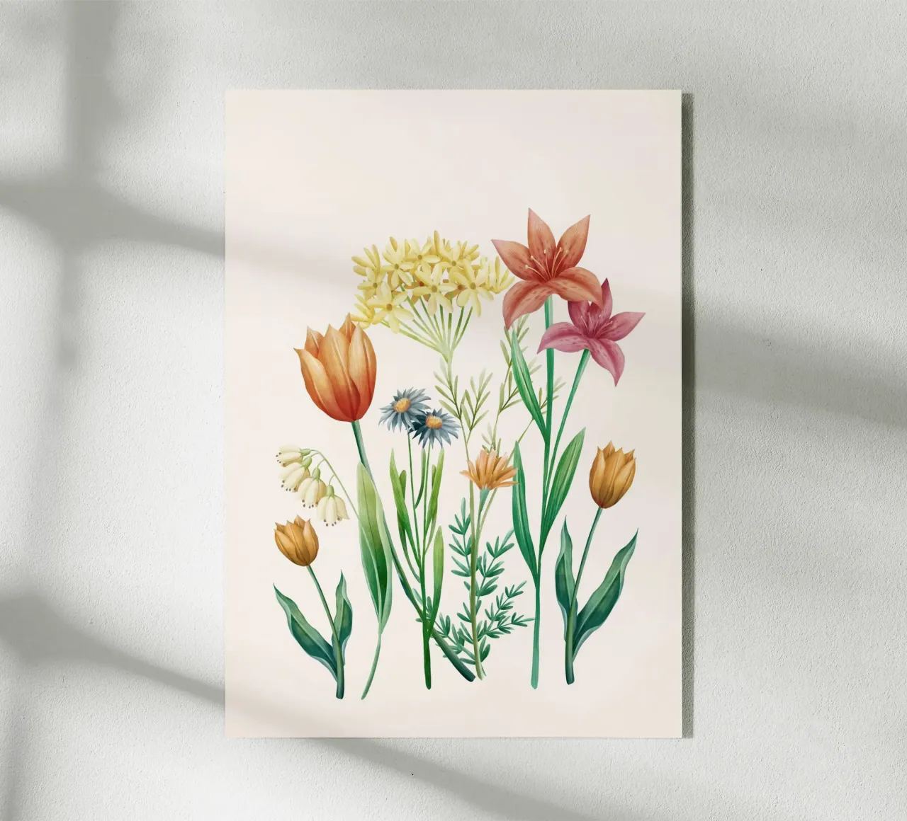 Vibrant Flowers plexiglass da Nadjaa