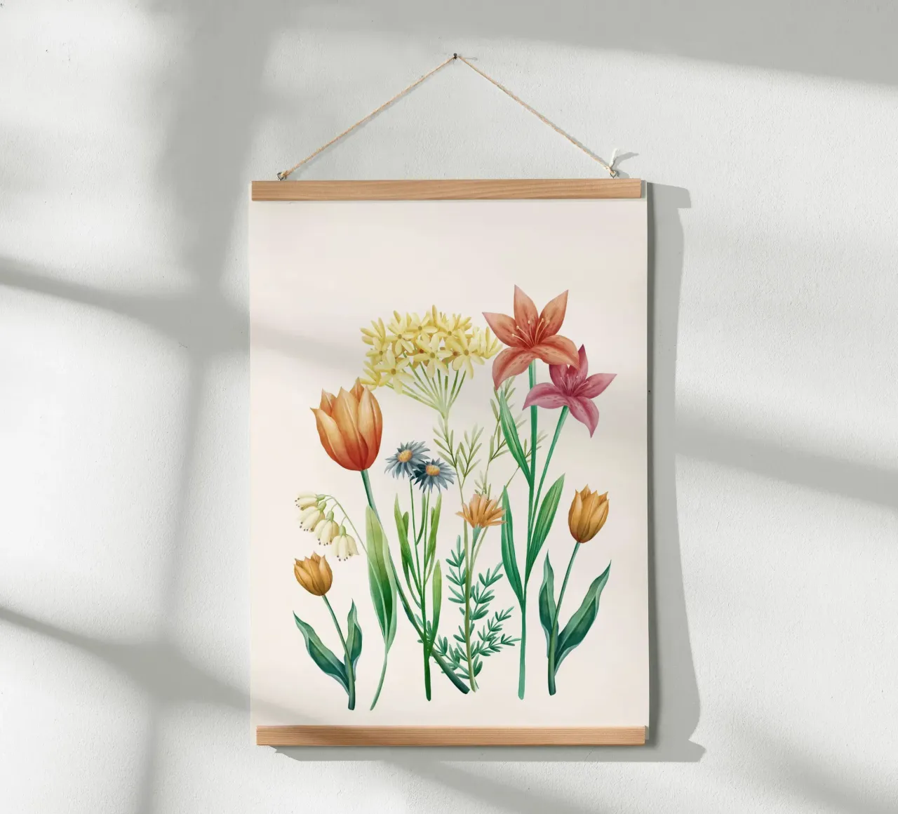 Vibrant Flowers hahnemühle by Nadjaa
