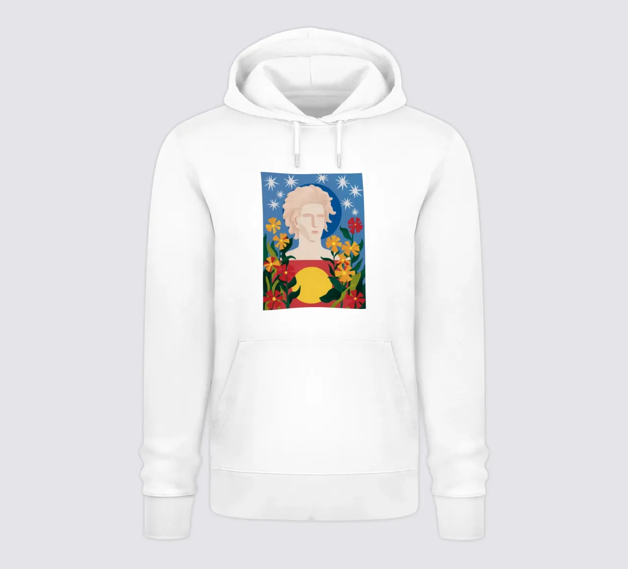 Sogno Apollo Pop Art felpa con cappuccio da Ink Pulse