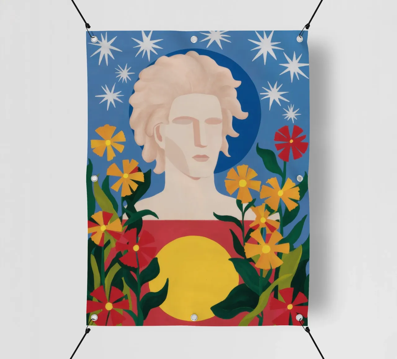 Sogno Apollo Pop Art telo in pvc da Ink Pulse