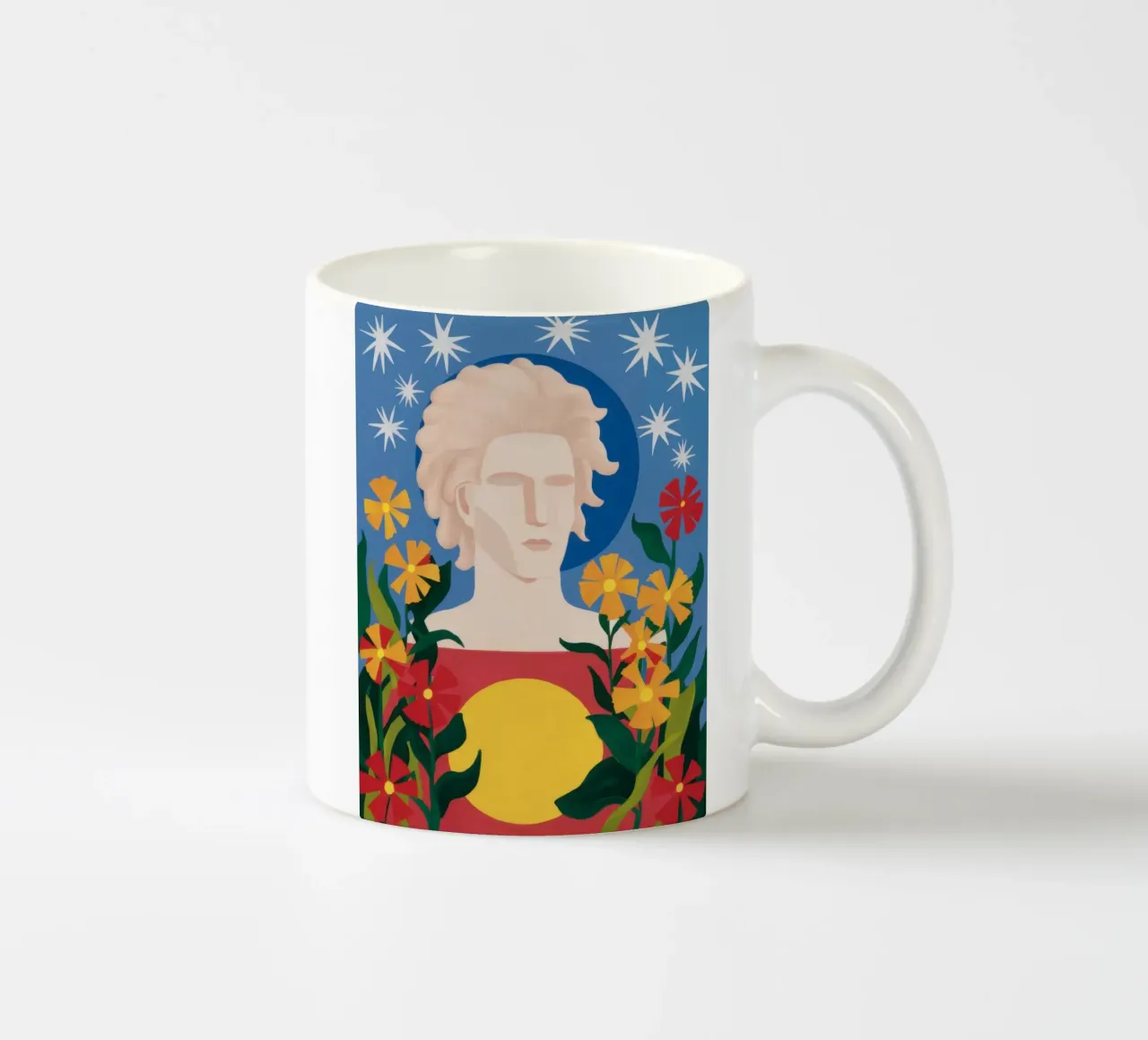 Sogno Apollo Pop Art tazza in ceramica da Ink Pulse