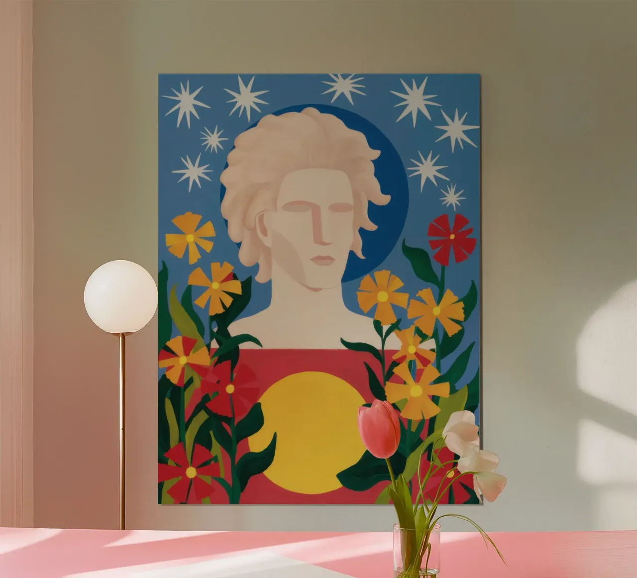 Sogno Apollo Pop Art poster da Ink Pulse