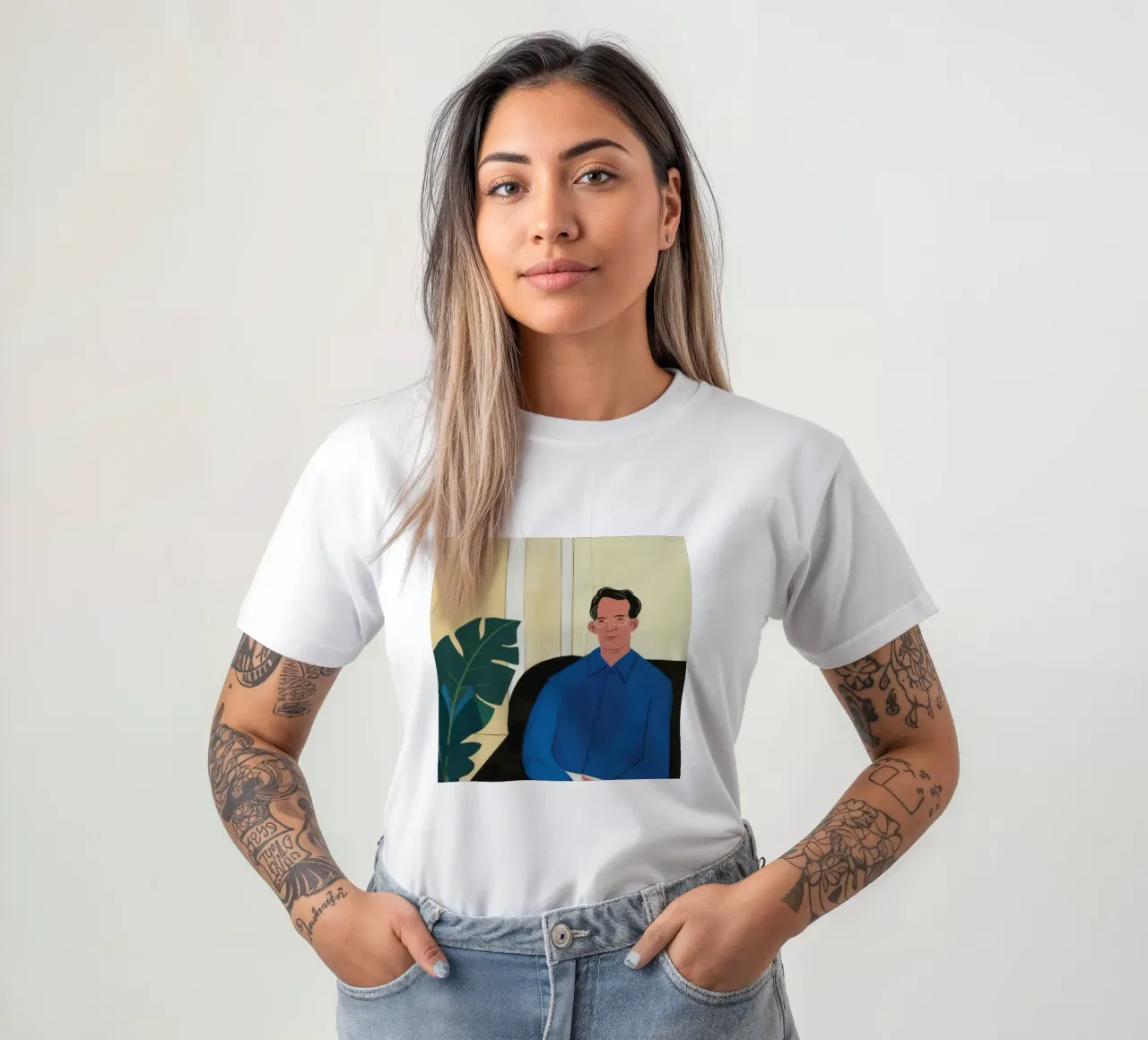 Ritratto di Azure Poise t-shirt da Giant Foxs