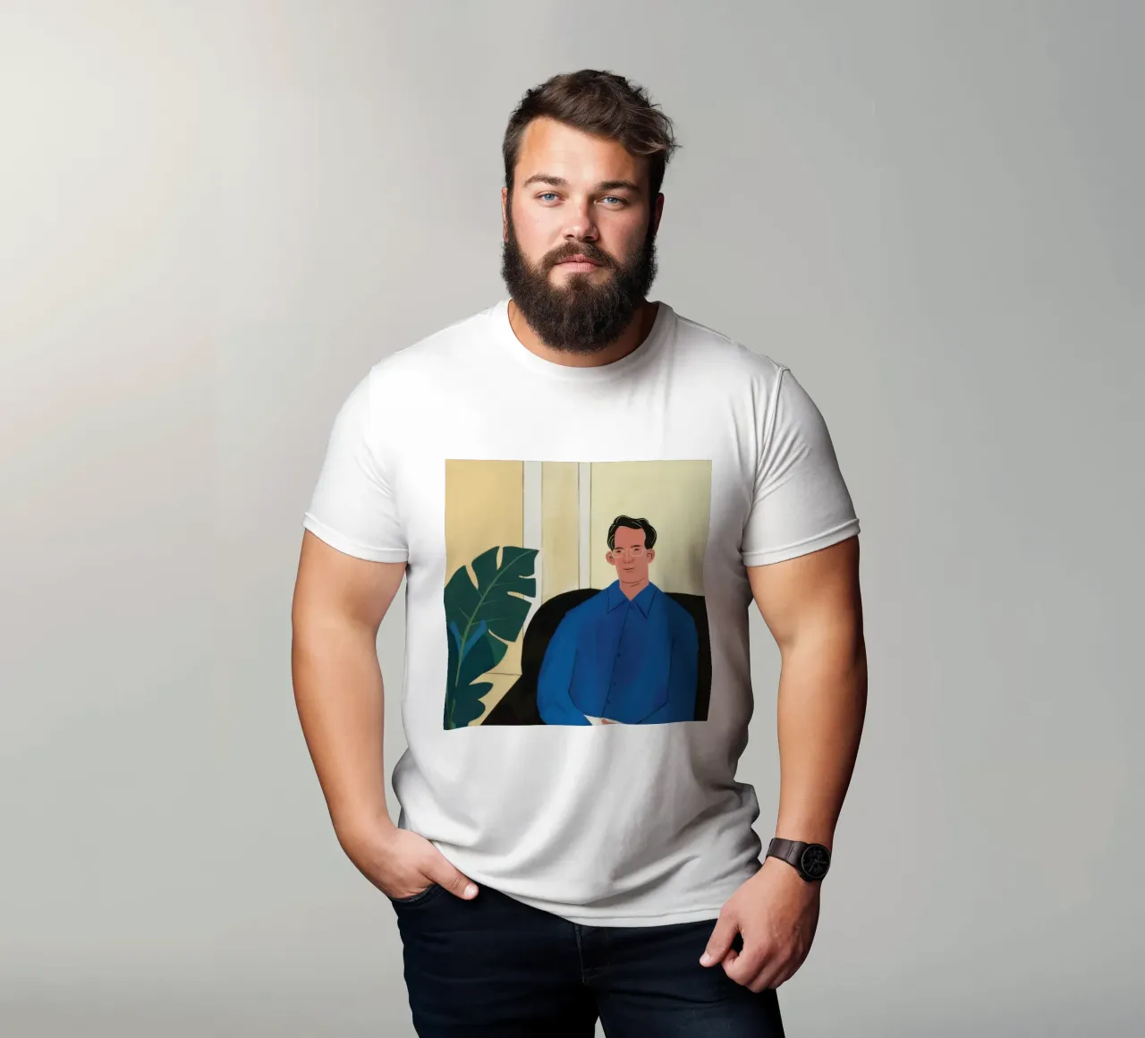 Ritratto di Azure Poise t-shirt da Giant Foxs