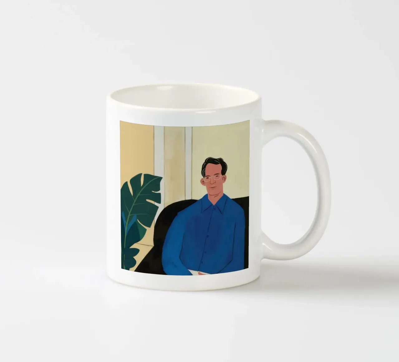 Ritratto di Azure Poise tazza in ceramica da Giant Foxs