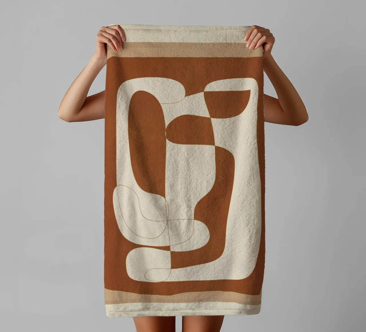 Abstract Geometry 2 towel by Nadjaa