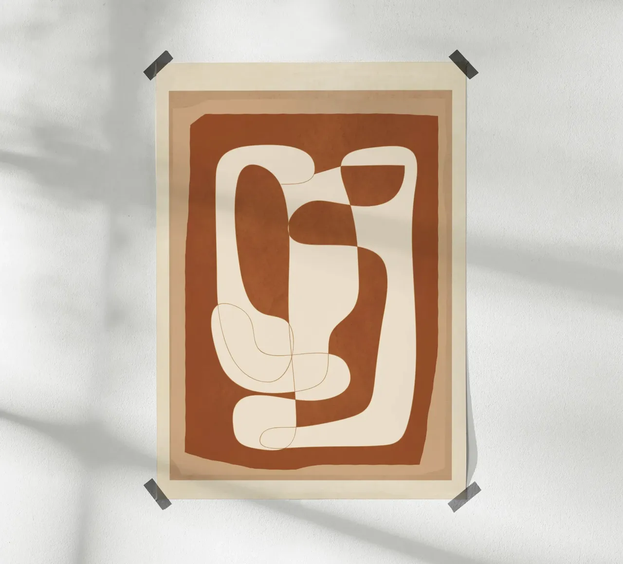 Abstract Geometry 2 poster by Nadjaa